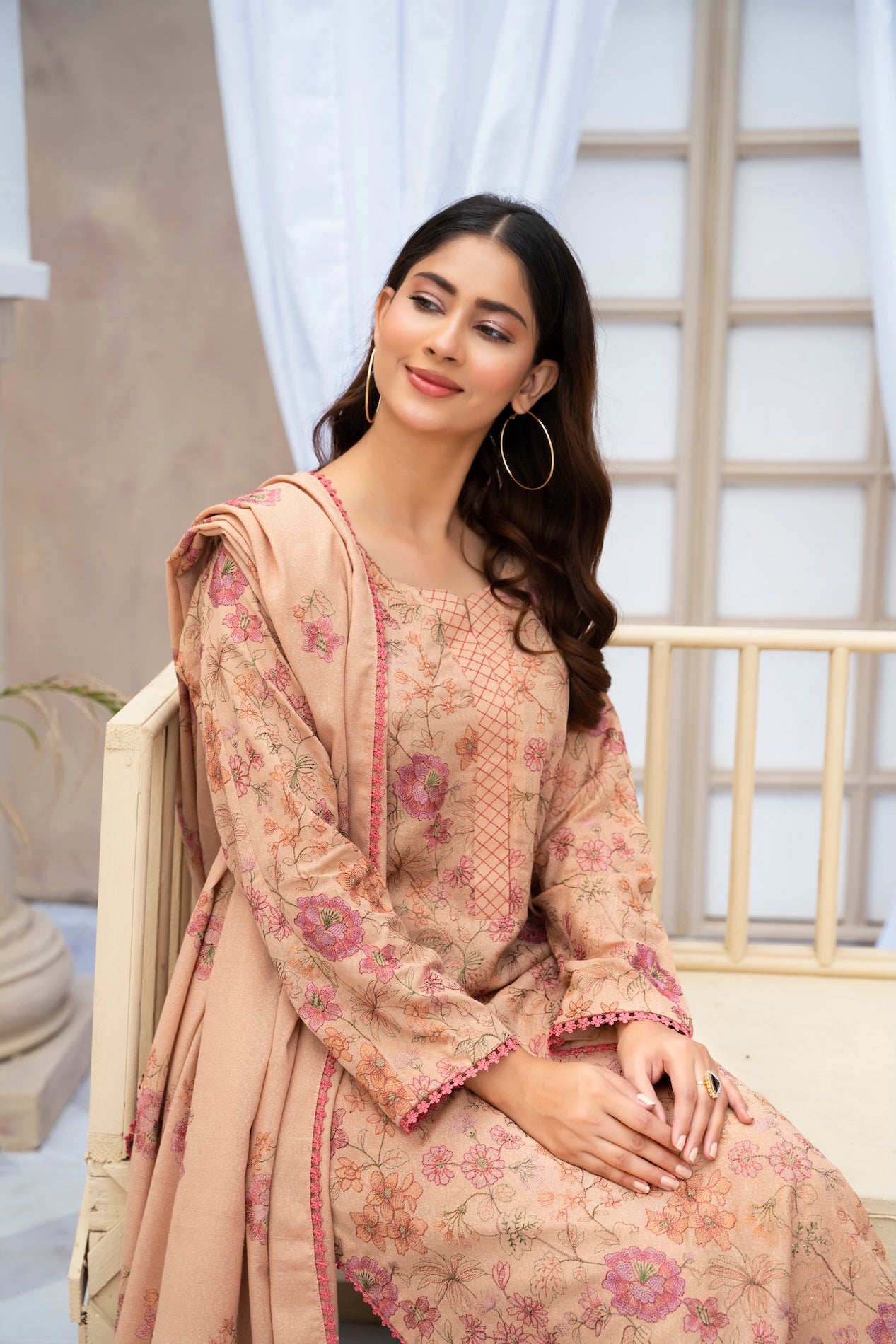 Karandi Dupatta D-01