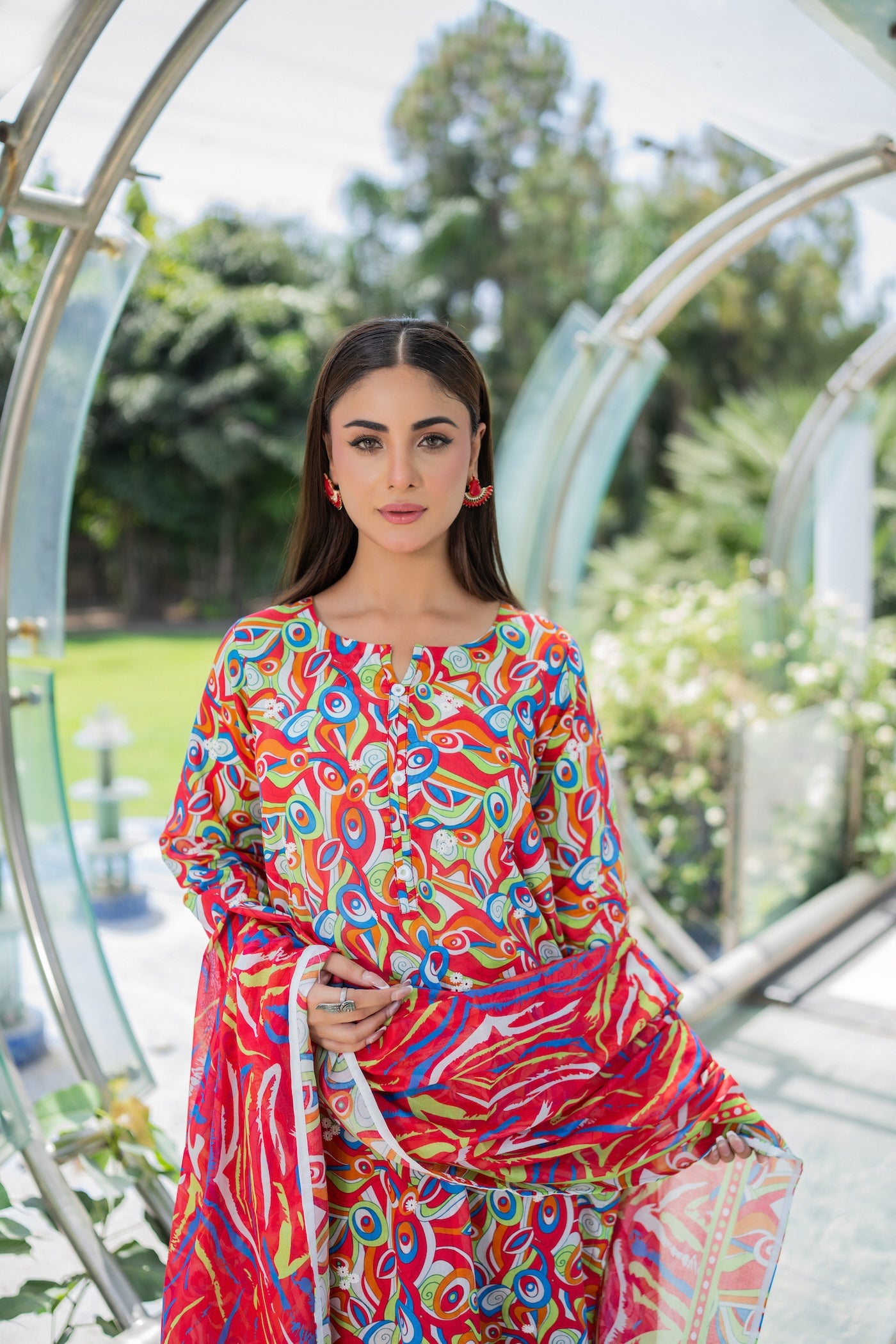 PRINTED EMBROIDERED D-03