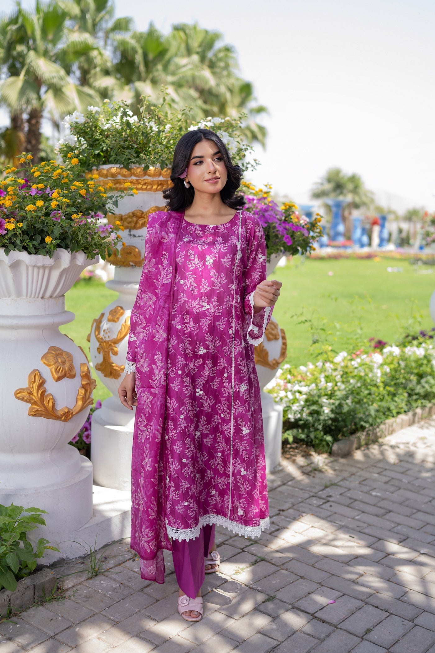 PRINTED EMBROIDERED D-07