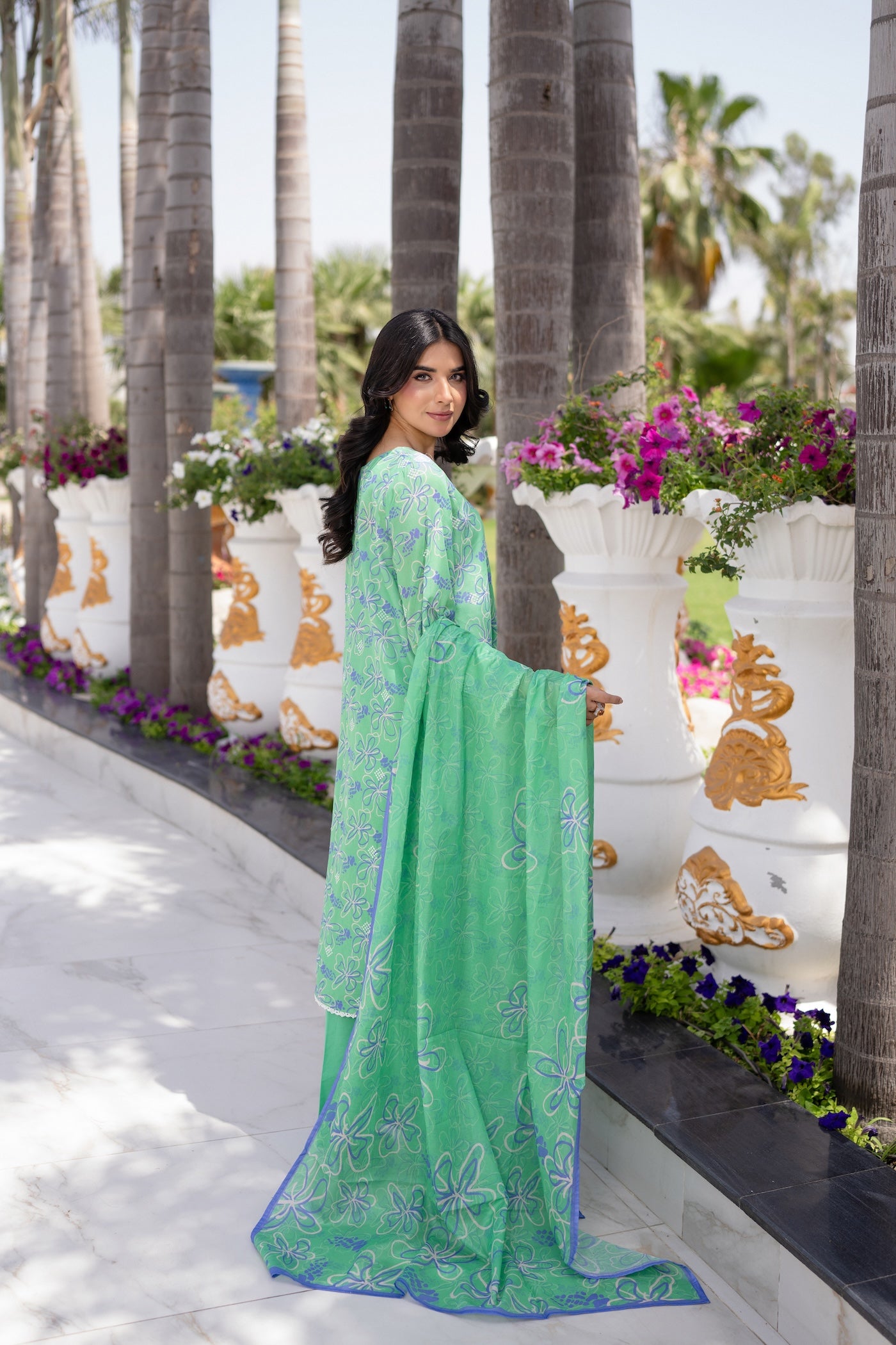 PRINTED EMBROIDERED D-09