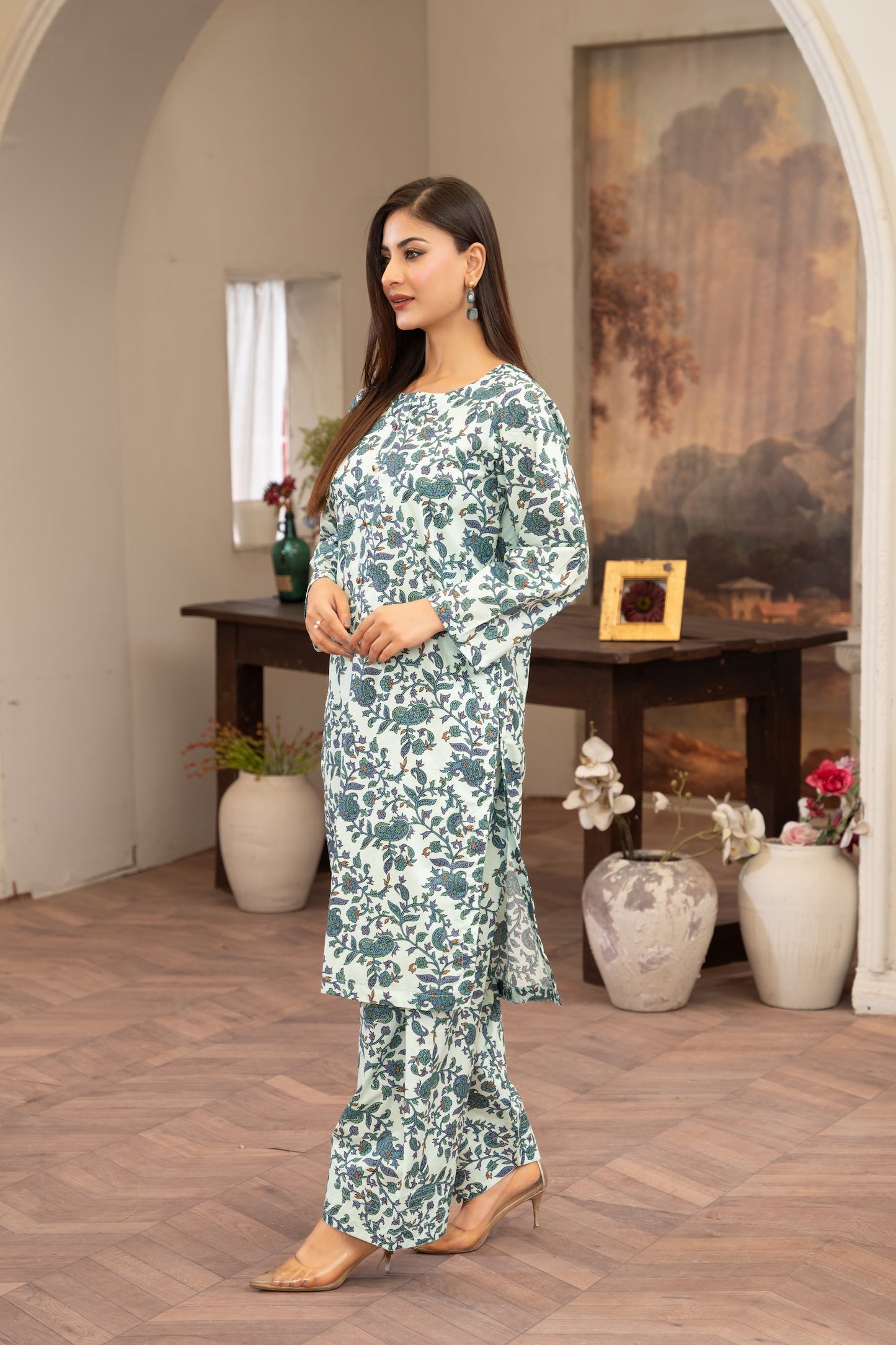 Printed Lawn D-08