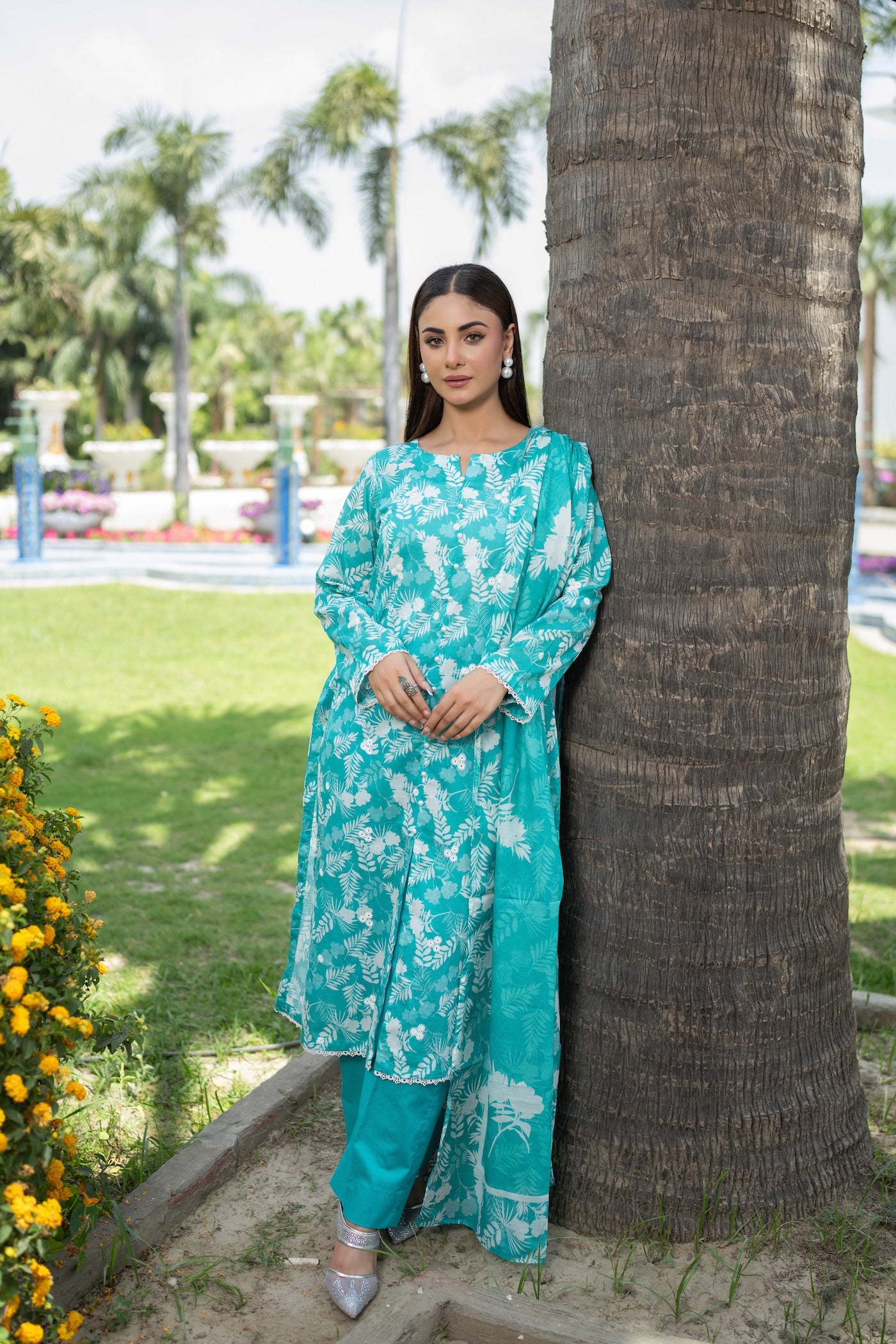 PRINTED EMBROIDERED D-01