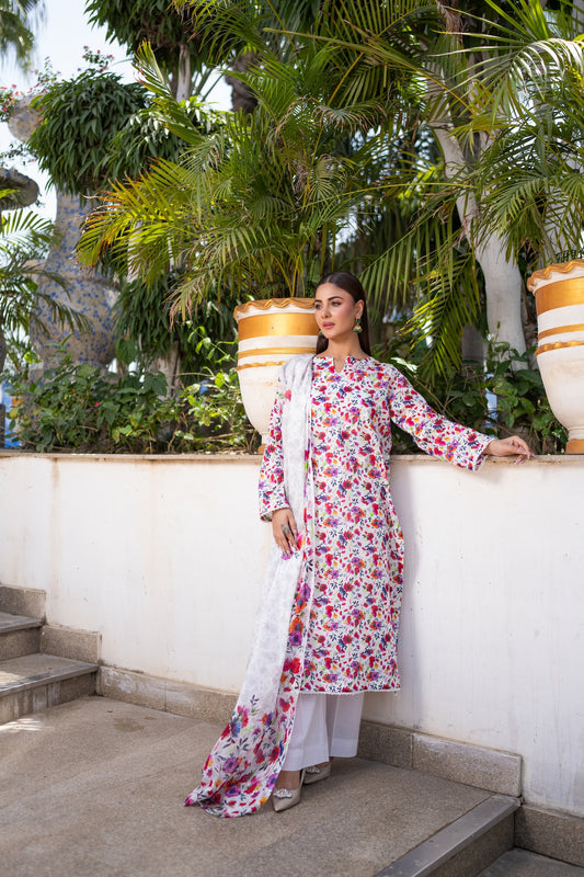 PRINTED EMBROIDERED D-04