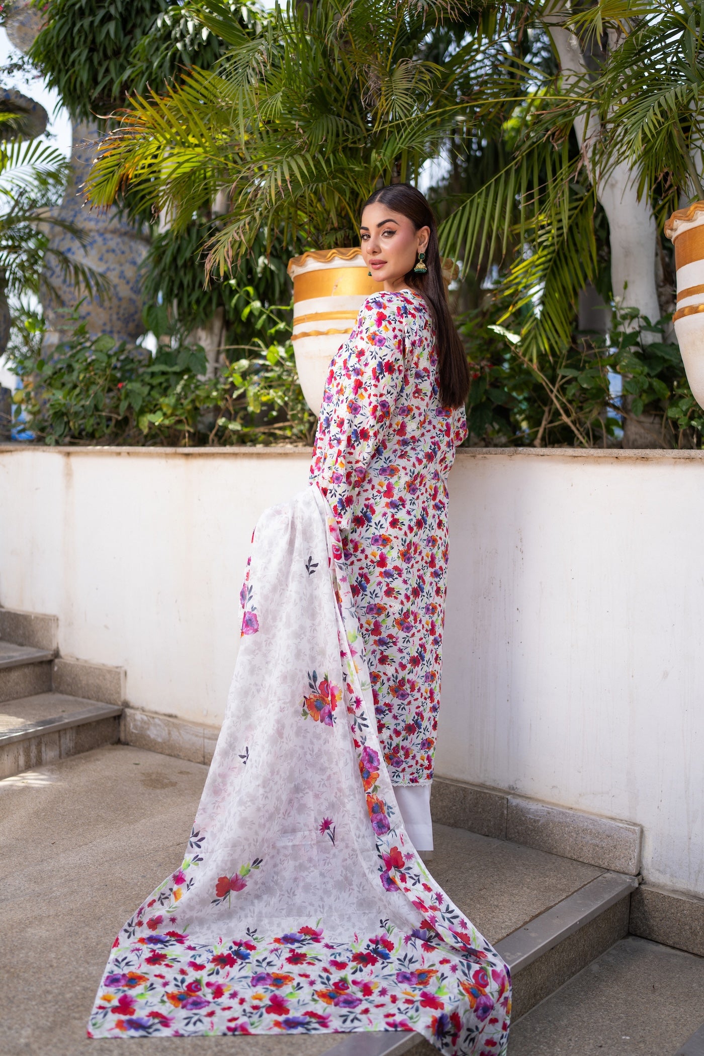 PRINTED EMBROIDERED D-04
