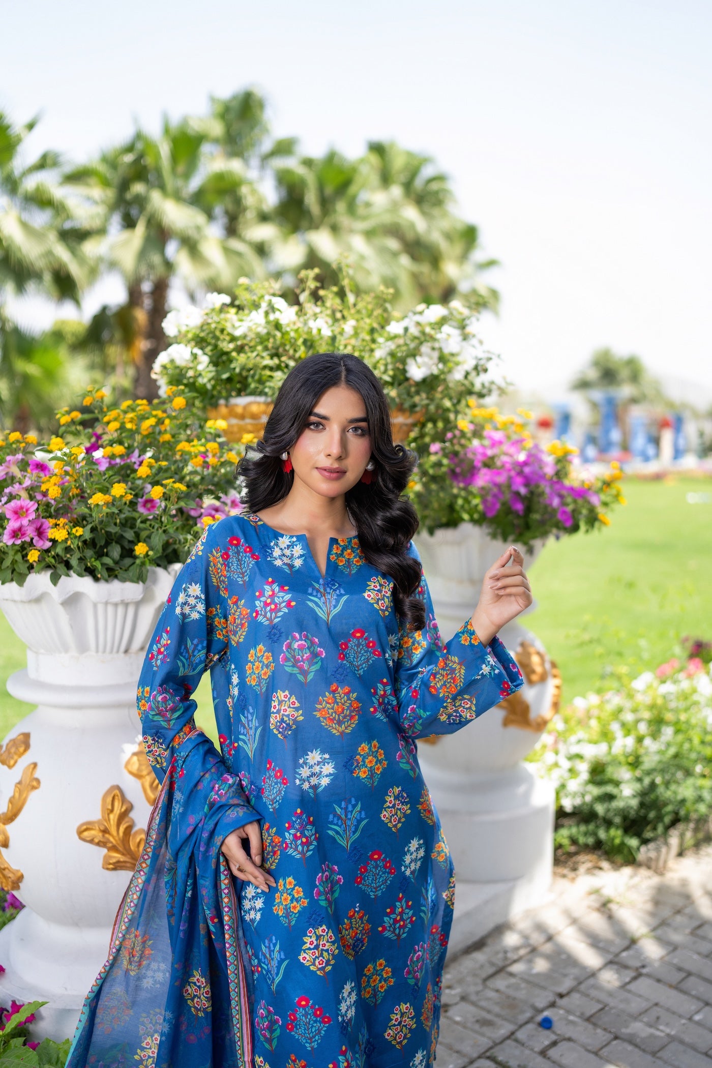 PRINTED EMBROIDERED D-05