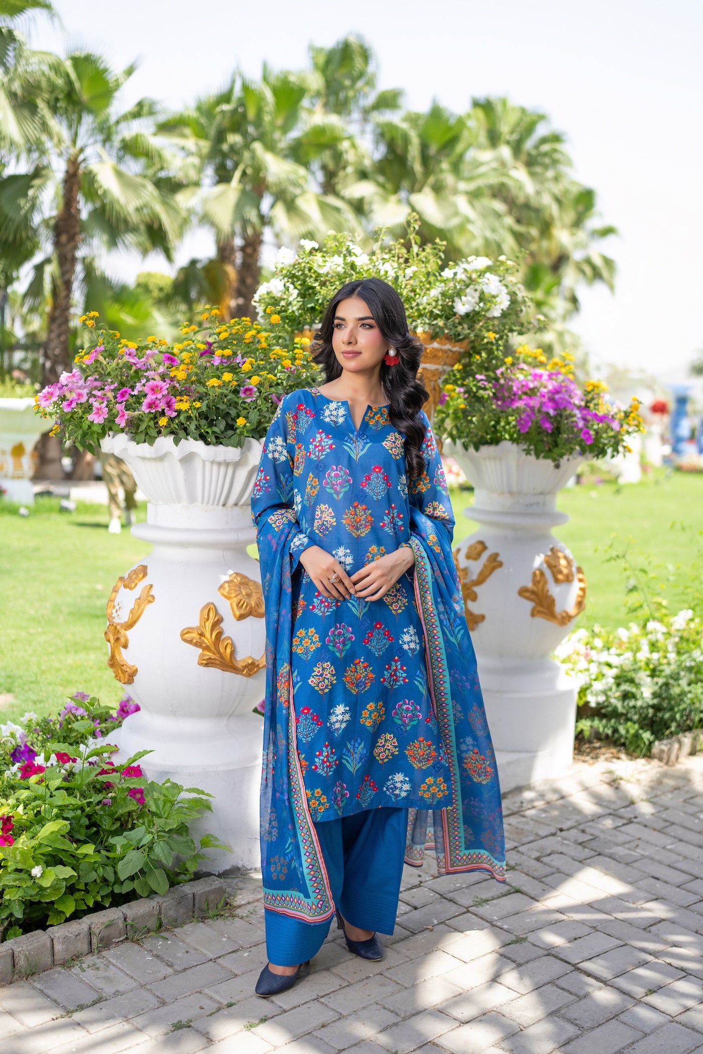 PRINTED EMBROIDERED D-05