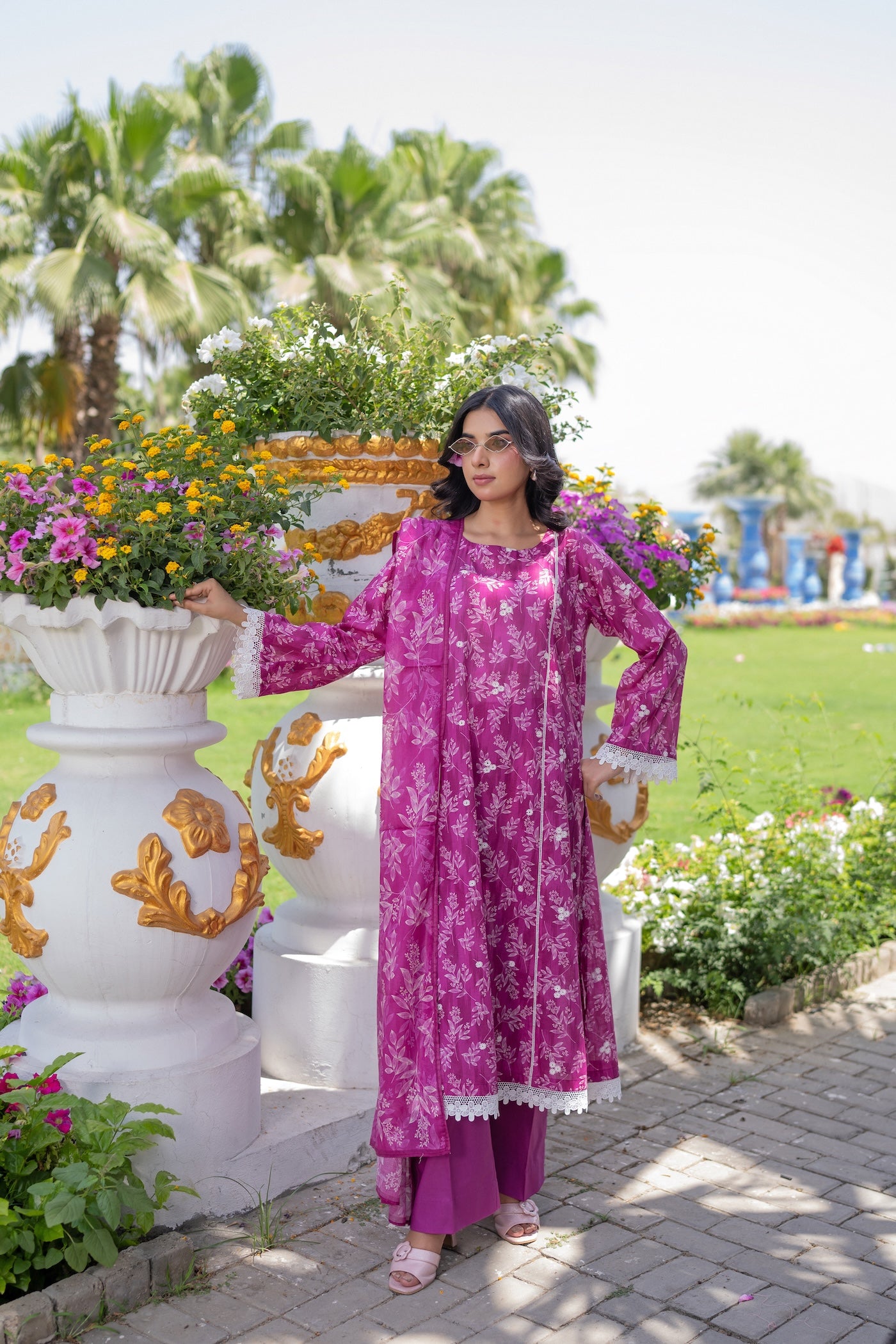 PRINTED EMBROIDERED D-07