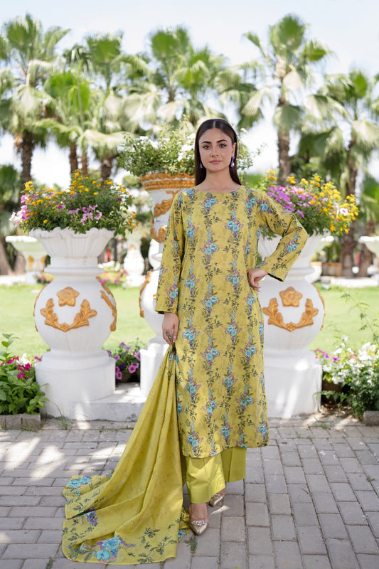 PRINTED EMBROIDERED D-08