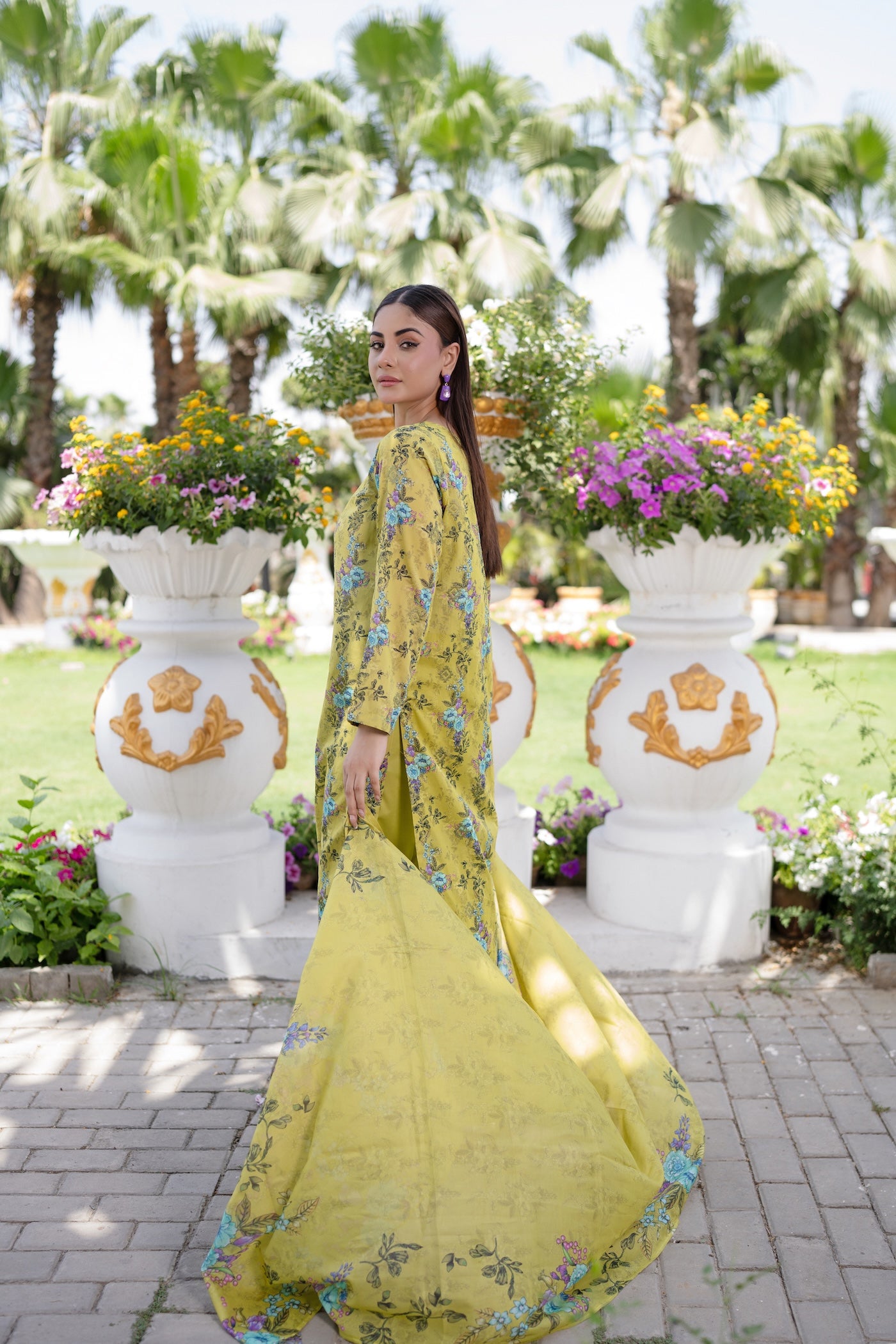 PRINTED EMBROIDERED D-08